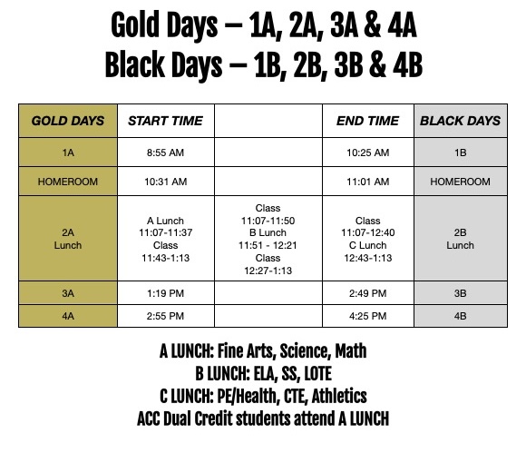 Bell Schedule 24/25